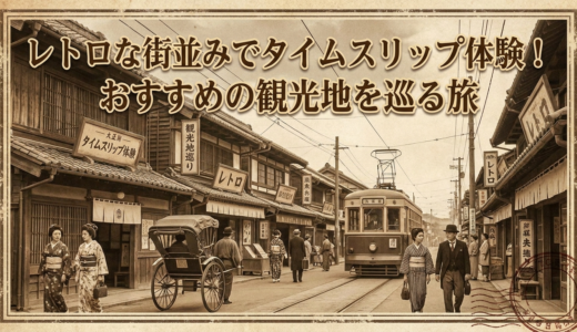 レトロな街並みでタイムスリップ体験！おすすめの観光地を巡る旅