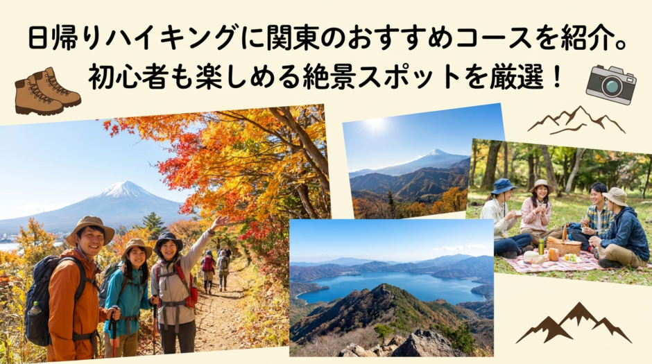 日帰りハイキングに関東のおすすめコースを紹介。初心者も楽しめる絶景スポットを厳選！