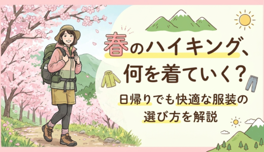 春のハイキング、何を着ていく？日帰りでも快適な服装の選び方を解説