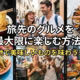 旅先のグルメを最大限に楽しむ方法！現地で美味しいものを味わうコツ