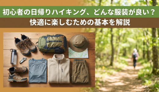 初心者の日帰りハイキング、どんな服装が良い？快適に楽しむための基本を解説