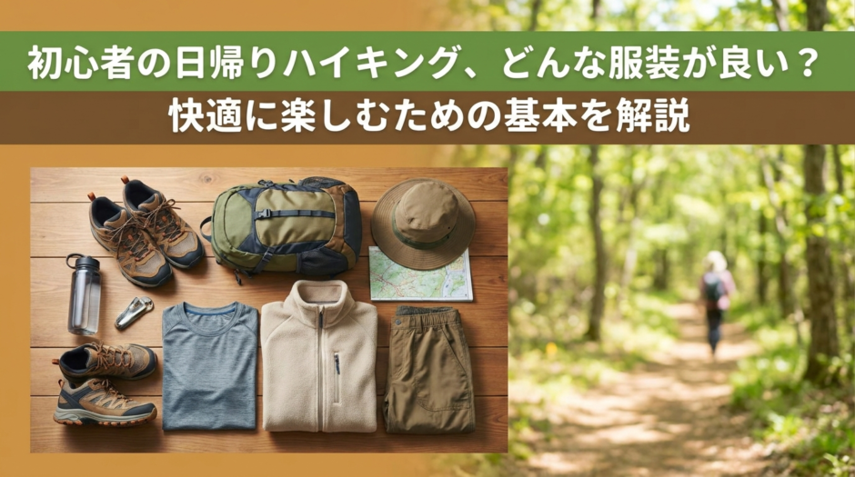 初心者の日帰りハイキング、どんな服装が良い？快適に楽しむための基本を解説