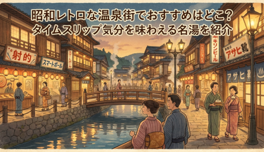 昭和レトロな温泉街でおすすめはどこ？タイムスリップ気分を味わえる名湯を紹介