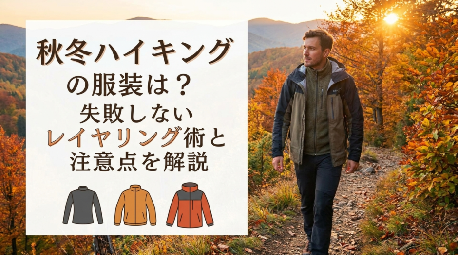 秋冬ハイキングの服装は？失敗しないレイヤリング術と注意点を解説