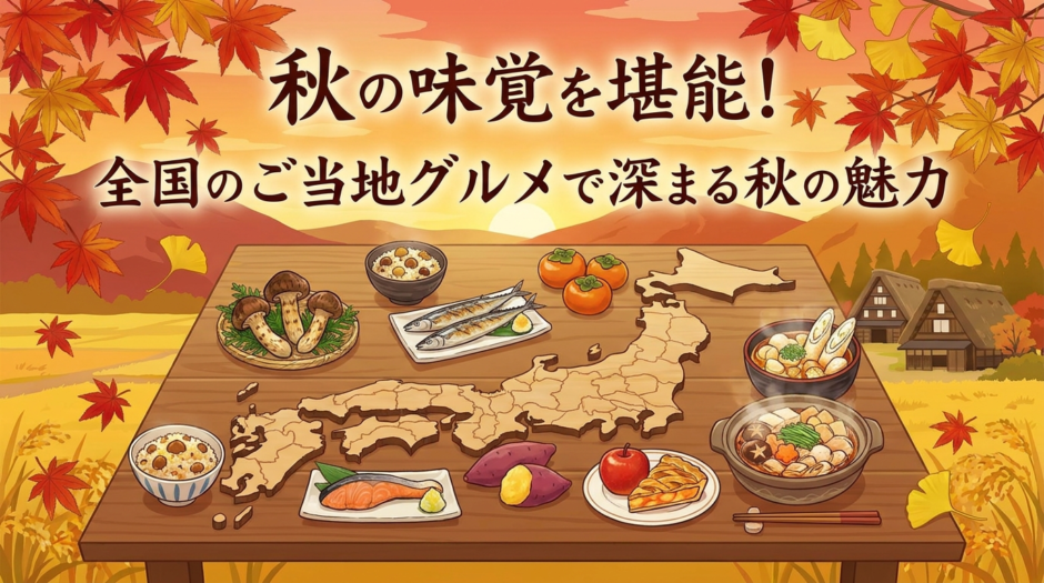 秋の味覚を堪能！全国のご当地グルメで深まる秋の魅力